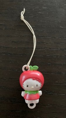 [Rare Item] Hello Kitty Fruit Fortune Telling Strap Apple Retro Rare OLD ITEM