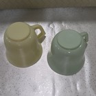 Hazel-Atlas Little Hostess Vintage Pastel Green And Yellow Cups — photo 6