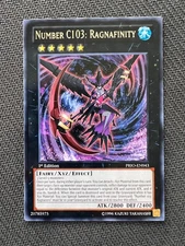 Yugioh Number C103: Ragnafinity 1st Edition Rare PRIO-EN043 NM