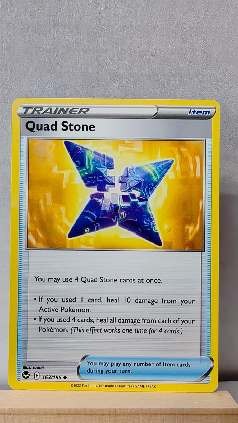 Quad Stone [LP] - Pokemon TCG Silver Tempest 163/195 [Uncommon]
