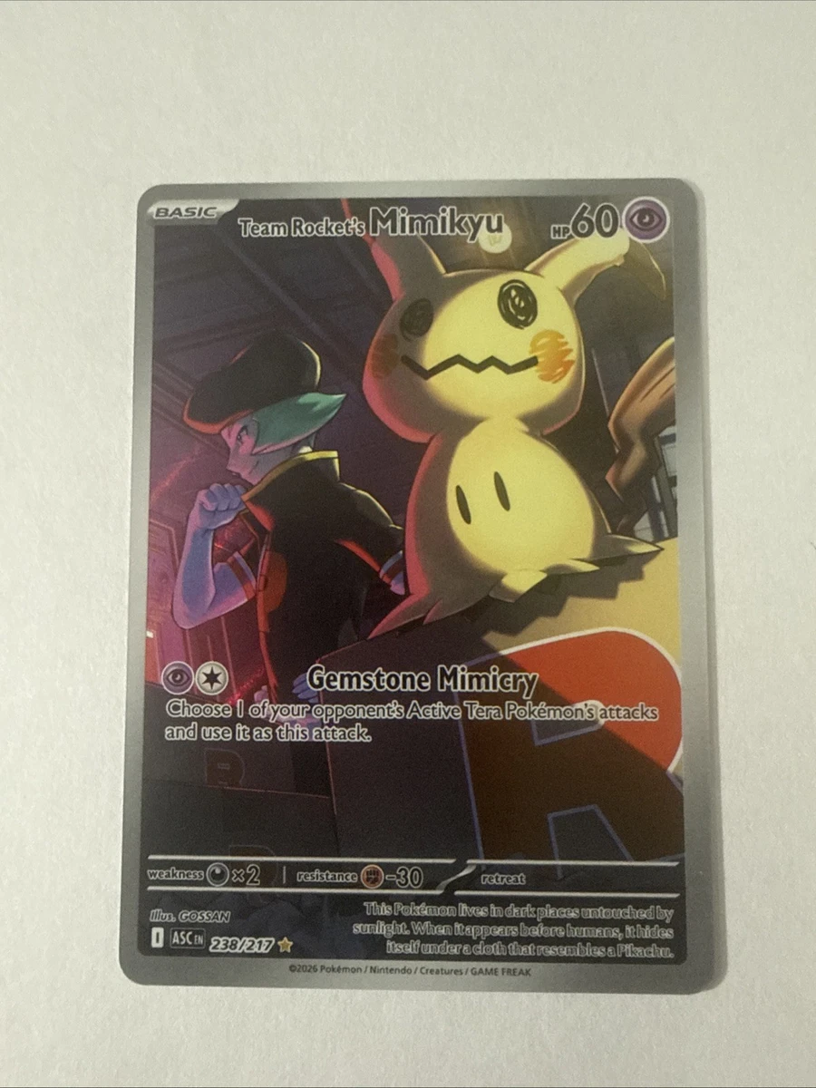 Preços baixos em Cartões TCG Team Rocket's Mimikyu Pokémon | eBay