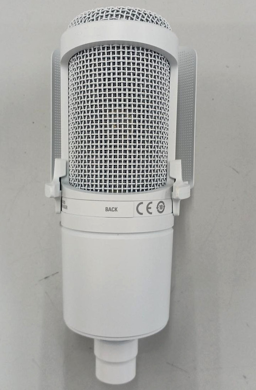 Audio-Technica AT2020 CWH Cardioid Condenser Microphone White XLR Japan