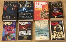 Lotto 8 libri Stephen King Holly Later Tempesta Talismano Drago Ossa Zona