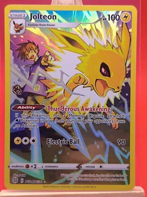 pokemon card tg04 tg30 Jolteon TG04/TG30 Brilliant Stars Trainer Gallery Ultra Rare Pokemon Card *  New
