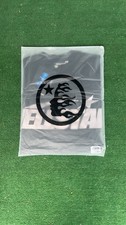 HELLSTAR Mens Black Graphic Logo T-Shirt Fron...