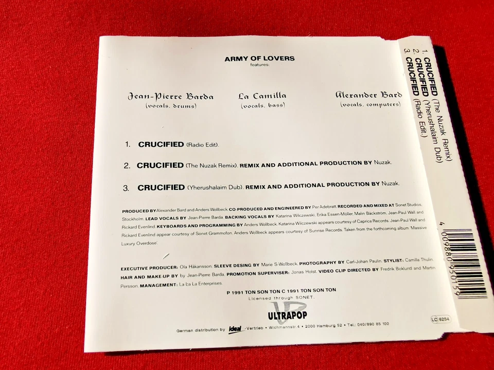 Army Of Lovers – Crucified - Rar Mcd - Bild 2 von 2