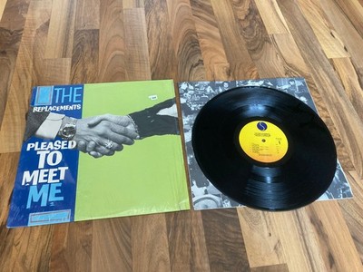 THE REPLACEMENTS PLEASED TO MEET YOU LP ORIGINAL VINYL US PRESS VG++