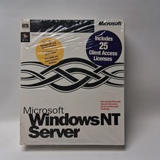 Microsoft Windows NT Server 4.0 Includes 25 Upgrade Client Access Licenses