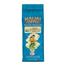 Kauai Hawaiian Ground Coffee, Vanilla Macadamia Nut 10 Ounce Pack of 1