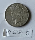 1923 P Peace Dollar 90% Silver, Philadelphia Mint, United States, $1