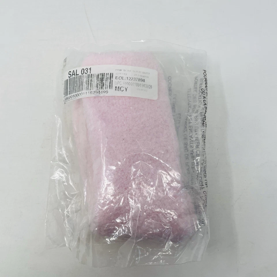Charter Club Womens One Size Fits Most Supersoft Fuzzy Cozy Socks in Pink 1980 - Image 2 of 4