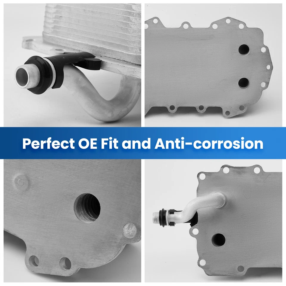 Engine Oil Cooler For Jaguar F-Type XF 5.0L Land Rover Range Rover Supercharged Foto 4 de 4