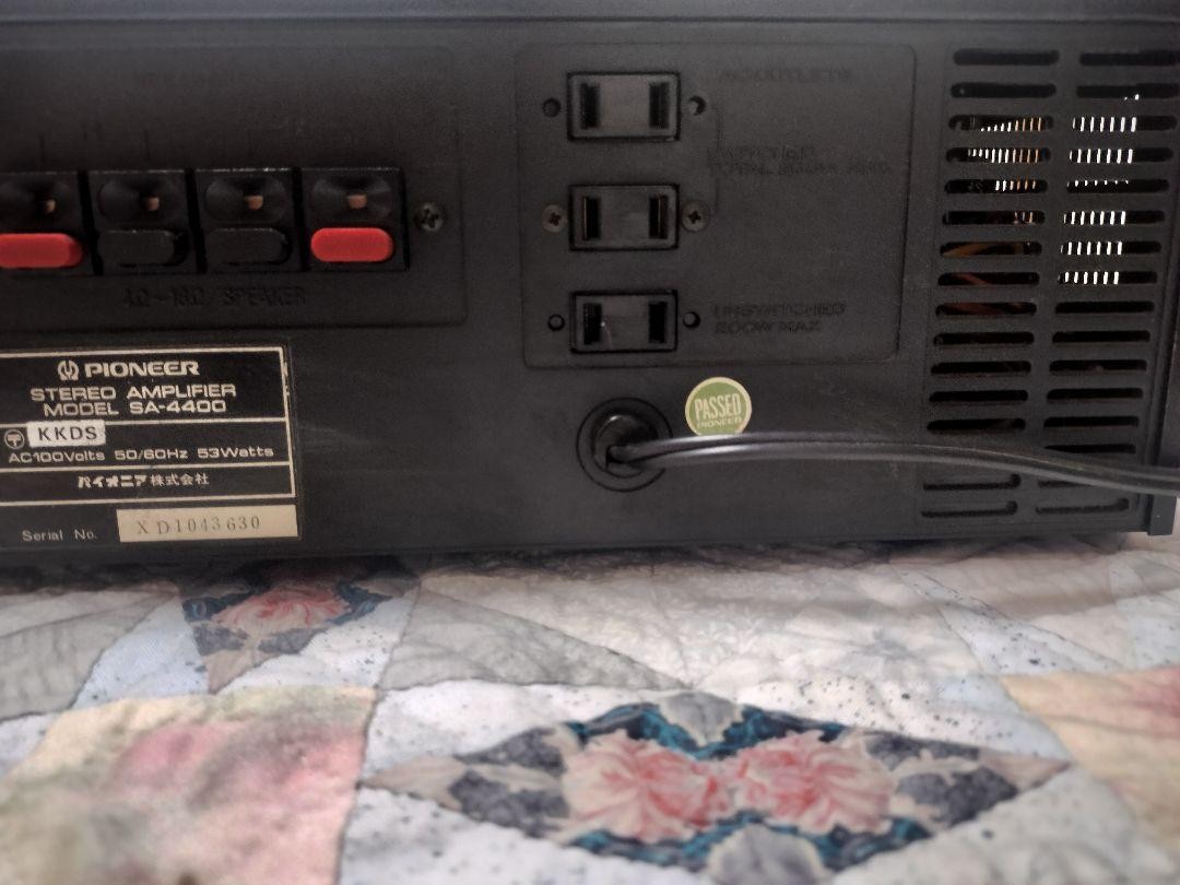 パイオニア　SA-4400 Pioneer SA-4400の仕様 パイオニア