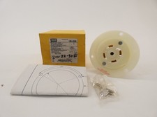 Hubbell HBL2826 Flanged Receptacle 30A Insulgrip Twist-Lock - NEW Surplus 