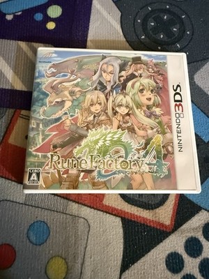 Nintendo 3Ds Case & Manuel ONLY - Rune Factory 4