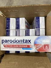 3 pack PARODONTAX ACTIVE GUM REPAIR TOOTHPASTE FRESH MINT 3.4oz (06/2026)