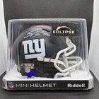 Saquon Barkley NY Giants Eclipse Alternate Mini Helmet Signed BAS Authenticated