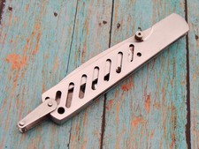 BIG VINTAGE AL MAR SEKI JAPAN SS COMBO EDGE FOLDING TACTICAL POCKET KNIFE KNIVES