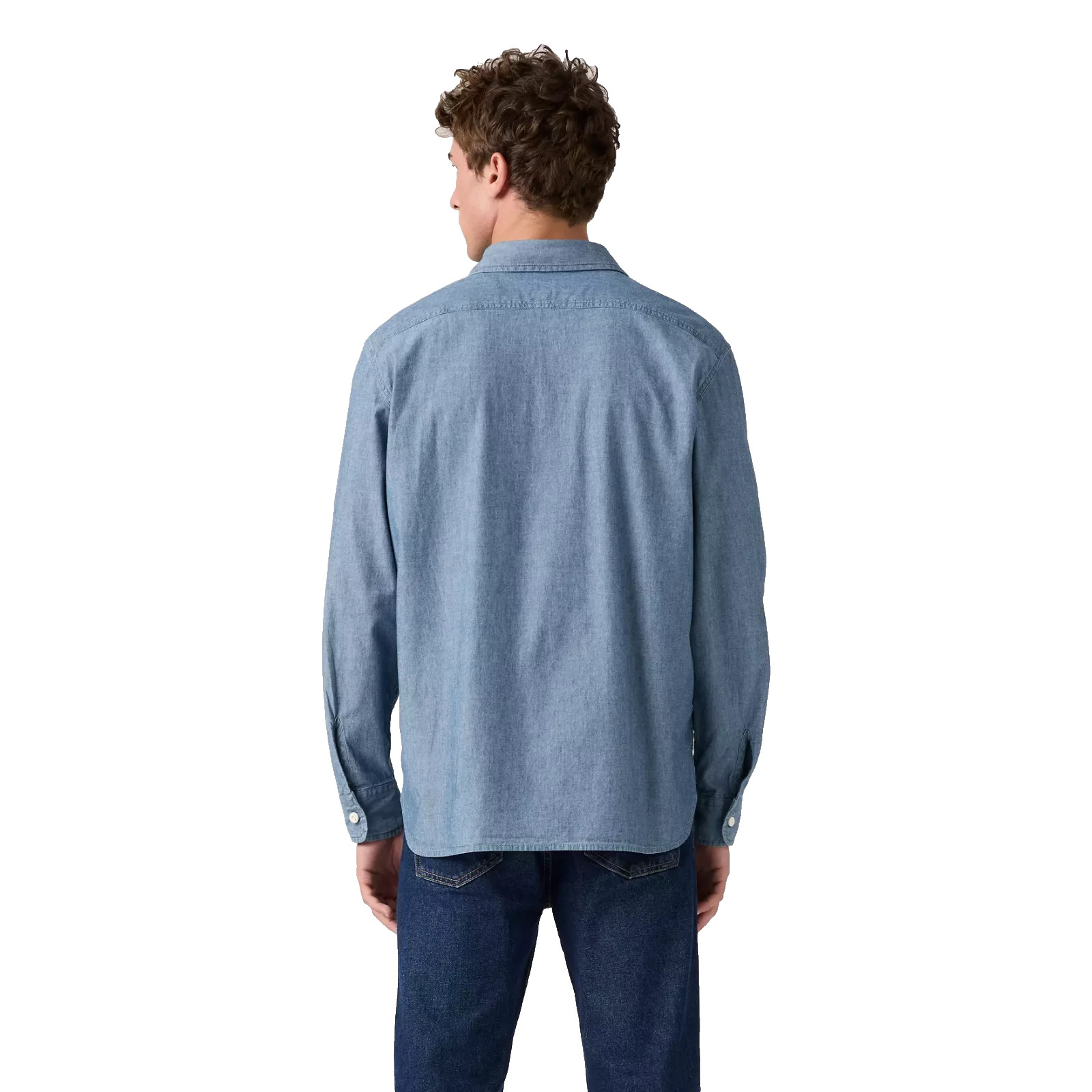 Levi's Class Worker Overshirt Button Down Collare… - image 2