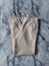 Nike Club Fleece Joggers Beige Stone Cream Size Small S