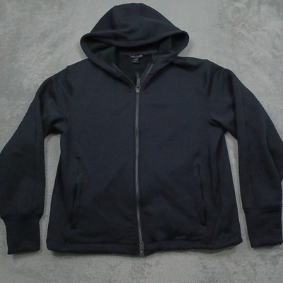 Athleta Jacket Womens Medium Black Altitude Casual Polartec Full Zip Pockets