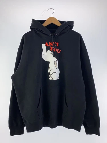 Supreme Felpa con Cappuccio 23SS ANTI YOU XL COTONE Nera Usata