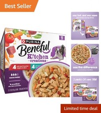 Delicious Purina Wet Dog Food Variety Pack - 100% All-Natural Nutrition, 72oz 7.55 per gallon