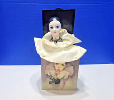 Vintage Mira Fujita Harlequin Jack in the Box