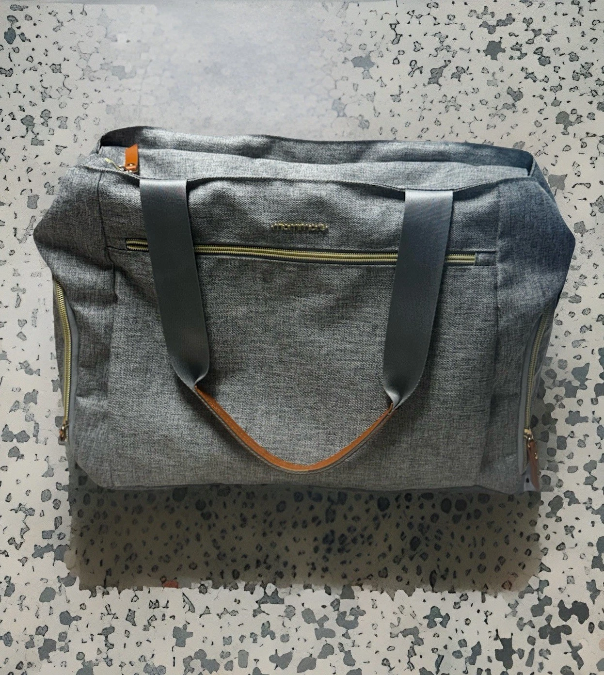 Mommore Breast Pump Diaper Bag Gray, Unisex