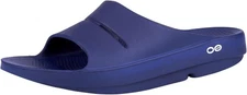 New Collection! THE ORIGINAL OOFOS Men's OOahh Slide Sandal - Blue Color