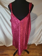 Vintage NWT Valerie Stevens Pink Size 1X Satin Nightgown