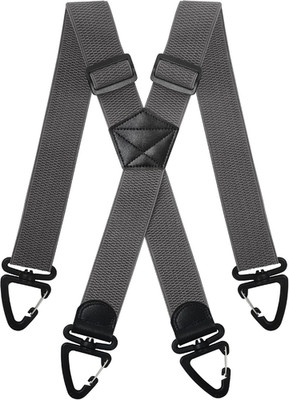 Hosenträger Herren Extra Stark, X Form Breit 3,8cm Längenverstellbar, mit 360° D