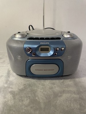 Philips AZ8084 Cassette Recorder CD Synchro Start Recording System Preowned