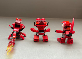 LEGO Series 4 Mixels INFERNITES: Meltus (41530), Burnard (41532), Flamzer (41531
