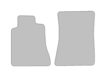 Fu&szlig;matten passend f&uuml;r Mercedes SL Typ R129 (Baujahr 1989 - 2001), Dura graphit