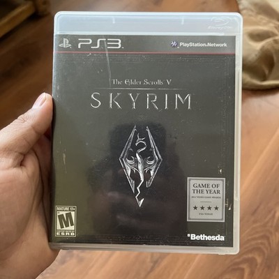 The Elder Scrolls V: Skyrim (PlayStation 3, 2011) + Original Booklet + Map