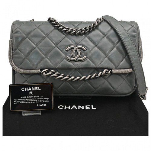 Used CHANEL Matelass Coco mark flap chain shoulder bag calfskin B rank ch33250cc