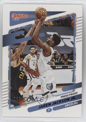 2021-22 Panini Donruss Purple Press Proof 59/199 Jaren Jackson Jr #85 1j69
