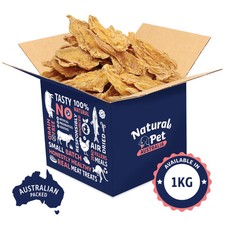 Chicken Breast Jerky 1kg - All Natural Healthy Dog Treats, Best Dog Chews Bulk