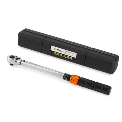 1/2 Inch Click Torque Wrench, 10-170 ft-lb/13-230 Nm, Dual-Scale 1/2'' Drive