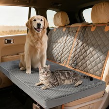 Dog Bed Mat for Car Backseat, Non-Slip Waterproof Car Seat Mat for Dogs  Pet...