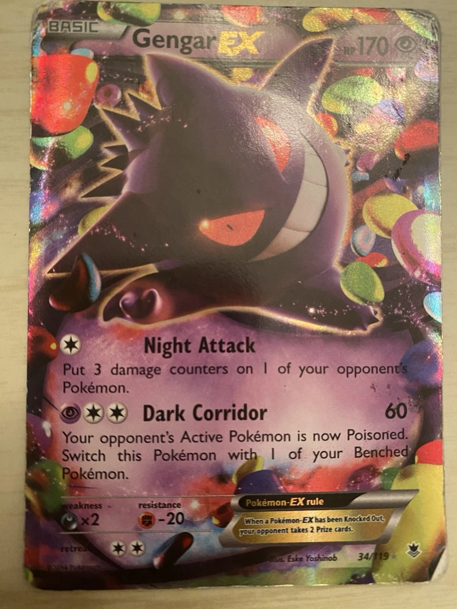 Pokemon Card Gengar Ex | eBay
