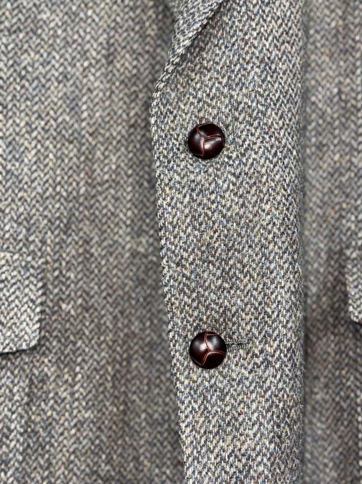 Pendleton Blazer Men's 50  gray Multi Herringbone… - image 12