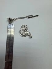 Police Badge With Pistol 2” Tie Tac - Gold - Police Uniform - NEW - Per Piece