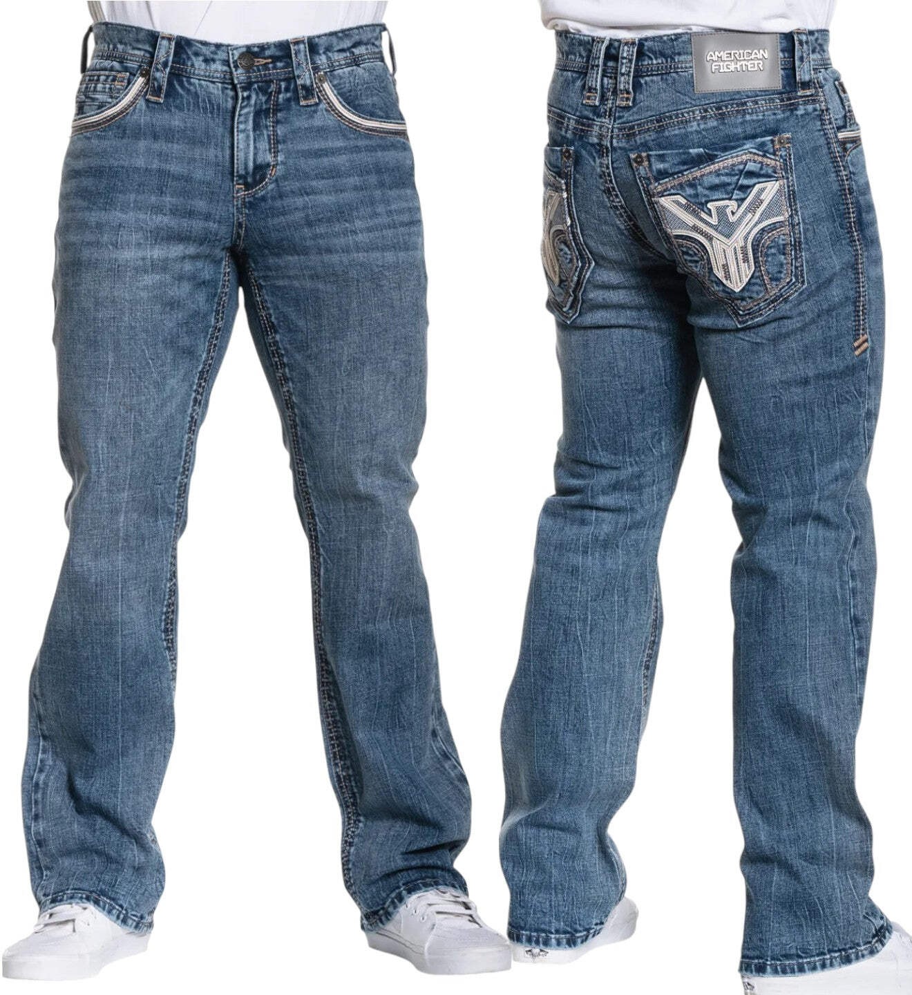 American Fighter Mens Denim Jean Heritage Walker Inseam 32 15490₽