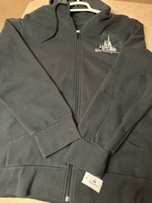 Disney Parks Black Hoodie with Silver Graphics 2XL NWT Walt Disney World