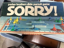 VTG 1972 SORRY BOARDGAME by PARKER BROS. MISS...