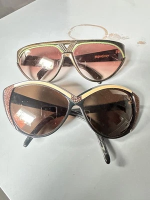 LOT 2 anciennes Lunettes Yves Saint Laurent Vintage - Photo 1/4