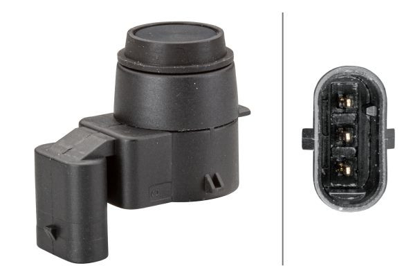 Hella 6PX 358 141-021 Sensor, Einparkhilfe Vorne Hinten Links Rechts FüR BMW-image