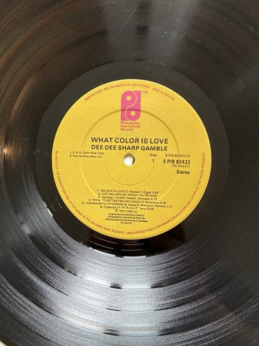 Dee Dee Sharp Gamble What Color Is Love UK 1977 Vinyl DEMO - Foto 6 di 8